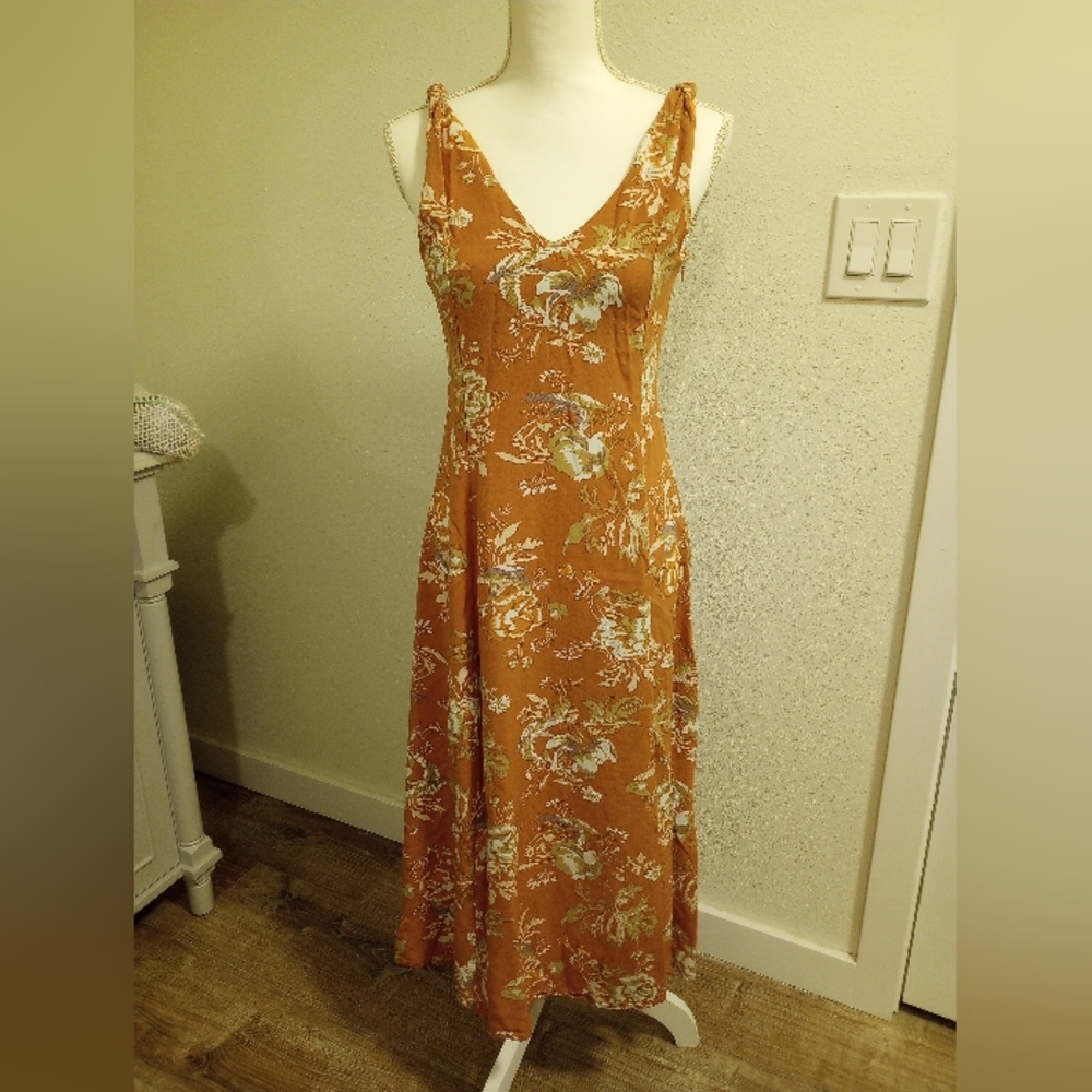 CJLA Coral Grove Maxi Dress, Sz S